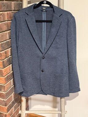 Faherty Reserve Knit Blazer Blue Men’s M Inlet Blazer EUC
